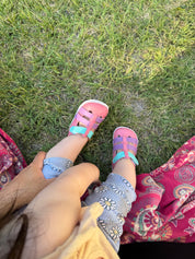 Sandalia Ergonomica HERA Rosa y Lila baby