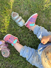 Sandalia Ergonomica HERA Rosa y Lila baby