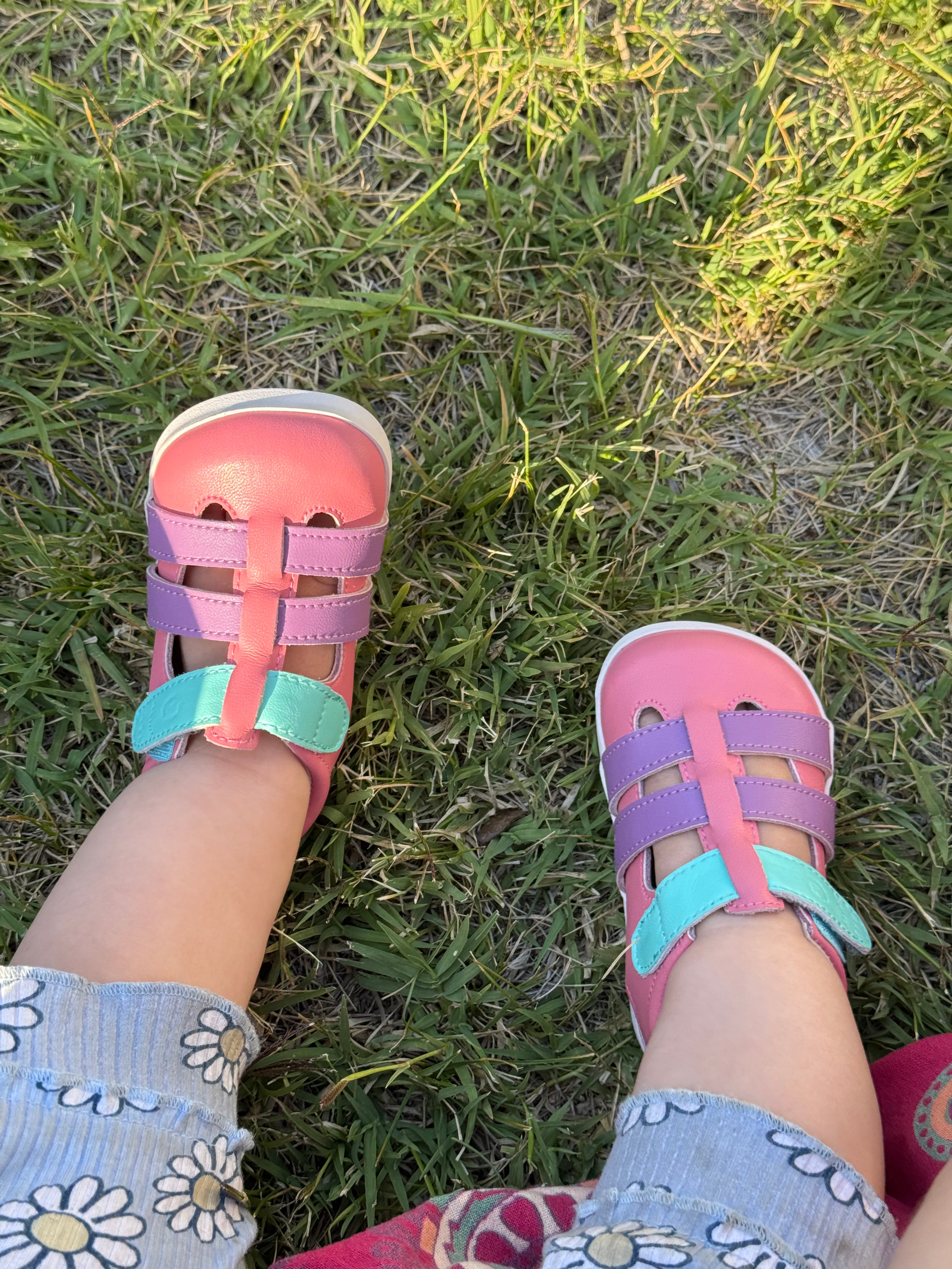 Sandalia Ergonomica HERA Rosa y Lila baby