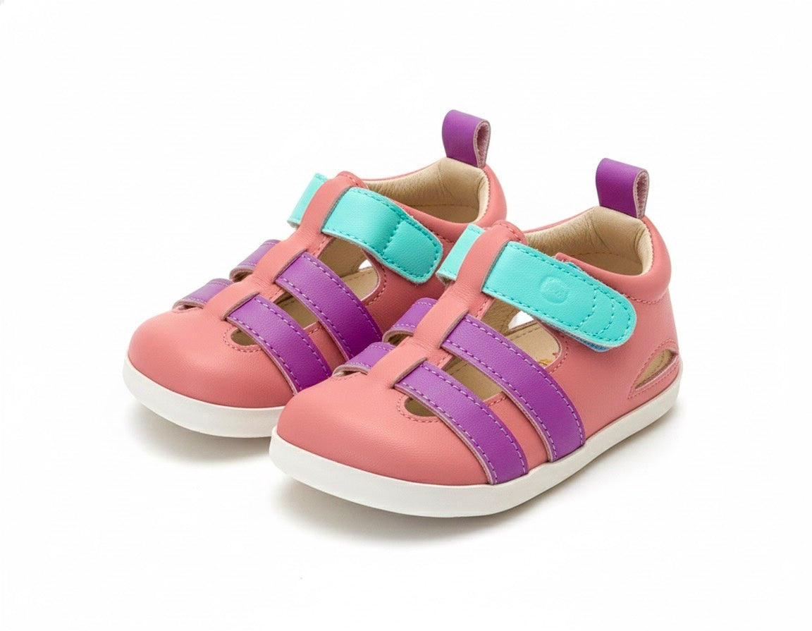 Sandalia Ergonomica HERA Rosa y Lila baby